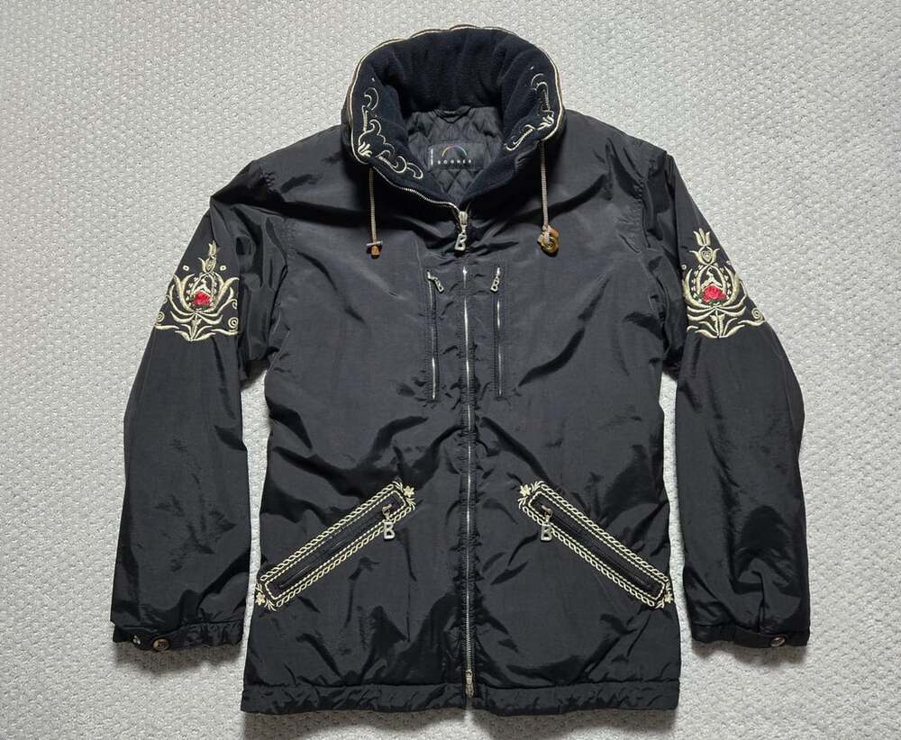 Bogner Embroidered Vintage Ski Jacket Black